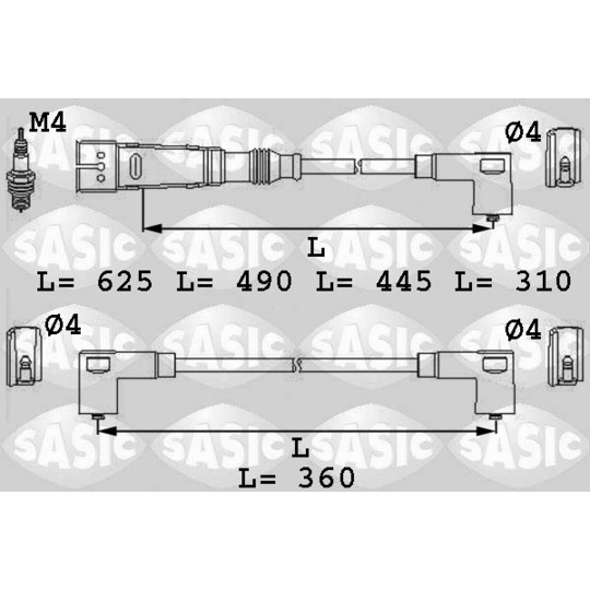 9286034 - Ignition Cable Kit 