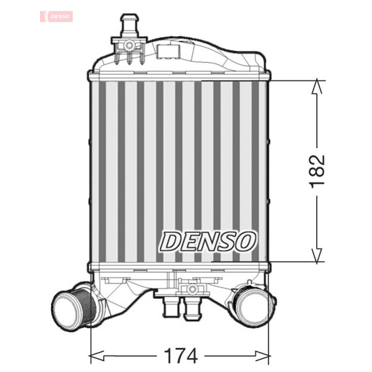 DIT09112 - Intercooler, charger 