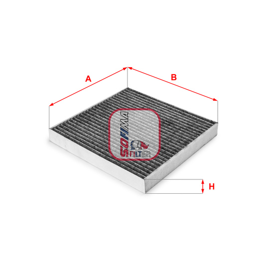 S 4176 CA - Filter, kupéventilation 