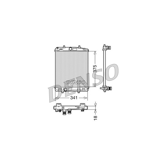 DRM21601 - Radiator, engine cooling 