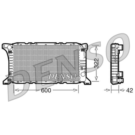 DRM10091 - Radiator, engine cooling 