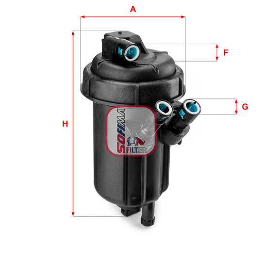 S 1161 GC - Fuel filter 