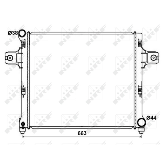 53191 - Radiaator, mootorijahutus 