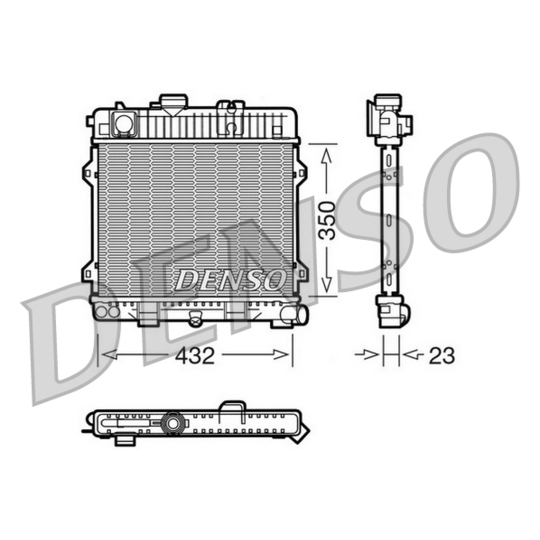 DRM05024 - Kylare, motorkylning 