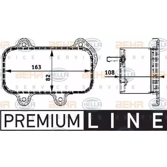 8MO 376 726-111 - Oil Cooler, engine oil 