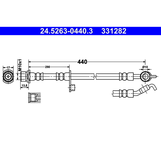 24.5263-0440.3 - Bromsslang 