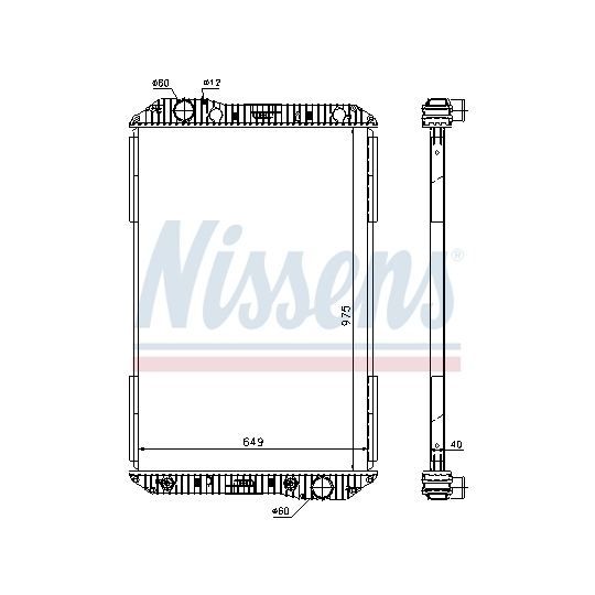 625710 - Radiator, engine cooling 