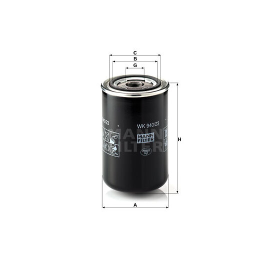 WK 940/23 - Fuel filter 