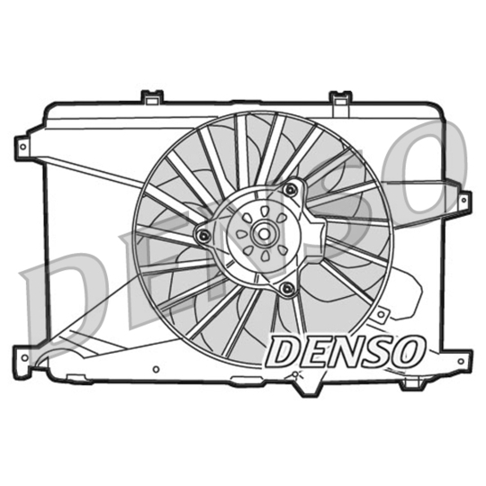 DER01014 - Fan, radiator 
