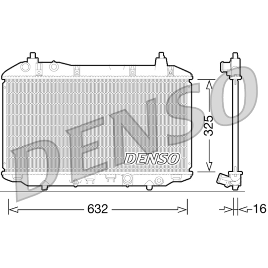 DRM40031 - Radiator, engine cooling 