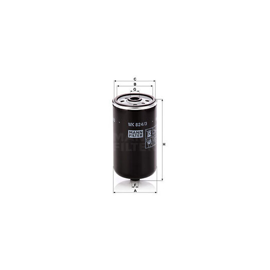 WK 824/3 - Fuel filter 