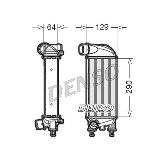 DIT09110 - Kompressoriõhu radiaator 