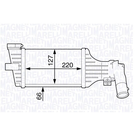 351319201860 - Intercooler, charger 