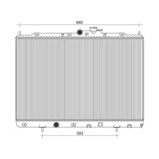 350213111500 - Radiaator, mootorijahutus 