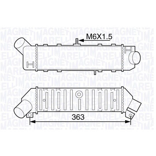 351319203600 - Intercooler, charger 