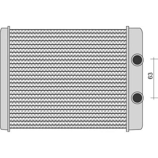 350218300000 - Heat Exchanger, interior heating 