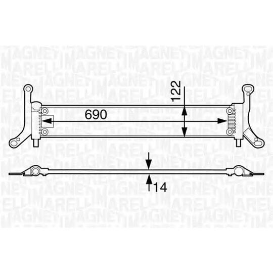 350213126000 - Radiaator, mootorijahutus 