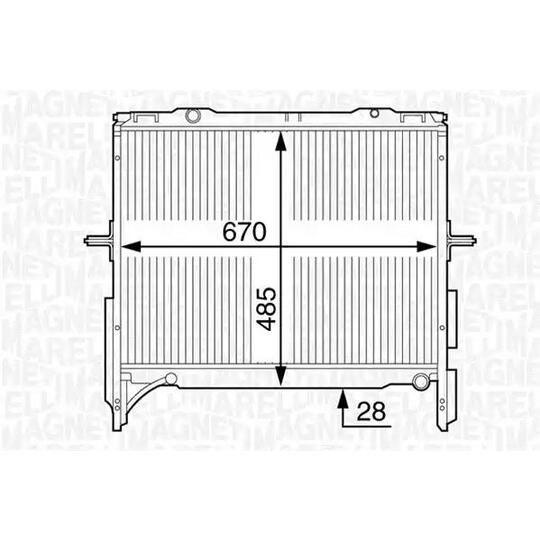 350213128600 - Radiaator, mootorijahutus 