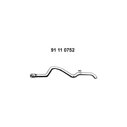 91 11 0752 - Exhaust pipe 