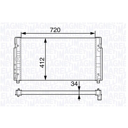 350213144200 - Radiaator, mootorijahutus 