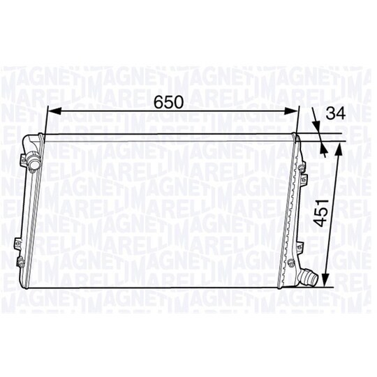 350213143700 - Radiator, engine cooling 