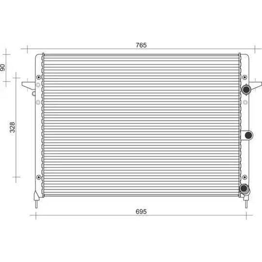 350213106009 - Radiator, engine cooling 