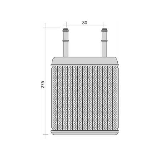 350218285000 - Heat Exchanger, interior heating 