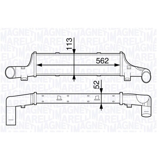 351319202500 - Intercooler, charger 