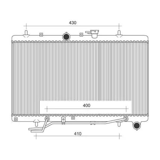 350213110700 - Radiaator, mootorijahutus 