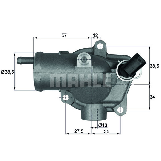 TI 27 92 - Thermostat, coolant 