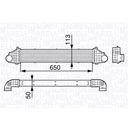 351319202990 - Intercooler, charger 