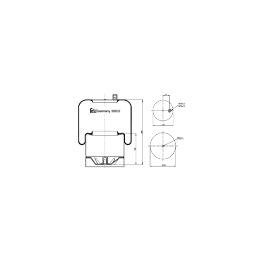 38832 - Boot, air suspension 