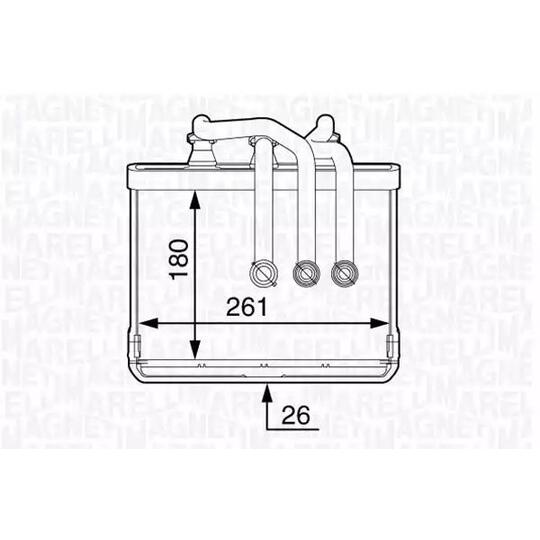 350218334000 - Heat Exchanger, interior heating 