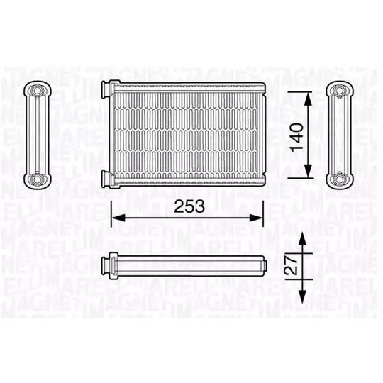 350218331000 - Heat Exchanger, interior heating 