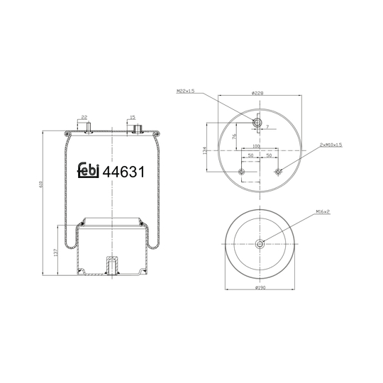 44631 - Metallipalje, ilmajousitus 