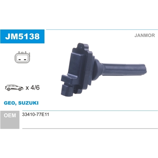 JM5138 - Ignition coil 