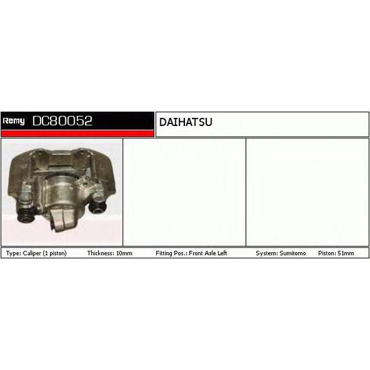 DC80052 - Brake Caliper 