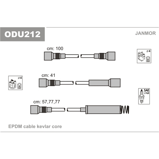 ODU212 - Ignition Cable Kit 