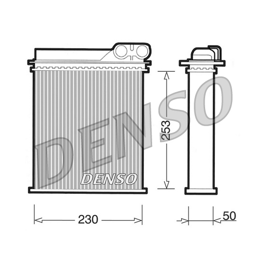 DRR23012 - Heat Exchanger, interior heating 