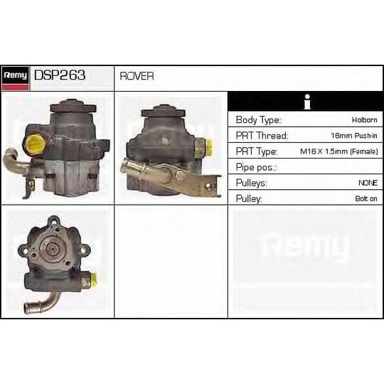 DSP263 - Hydraulic Pump, steering system 