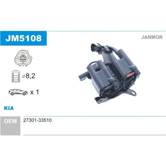 JM5108 - Ignition coil 