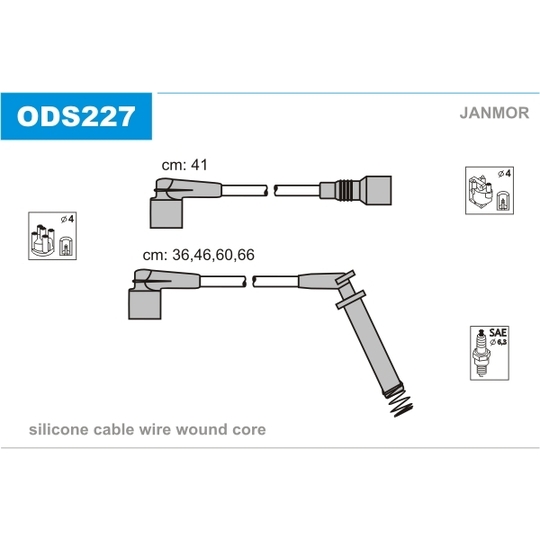 ODS227 - Ignition Cable Kit 