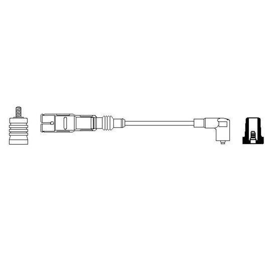 0 356 912 986 - Ignition Cable 