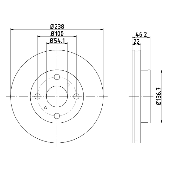 MDC894 - Brake Disc 