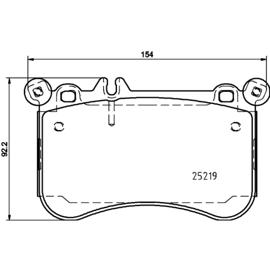 MDB3198 - Brake Pad Set, disc brake 