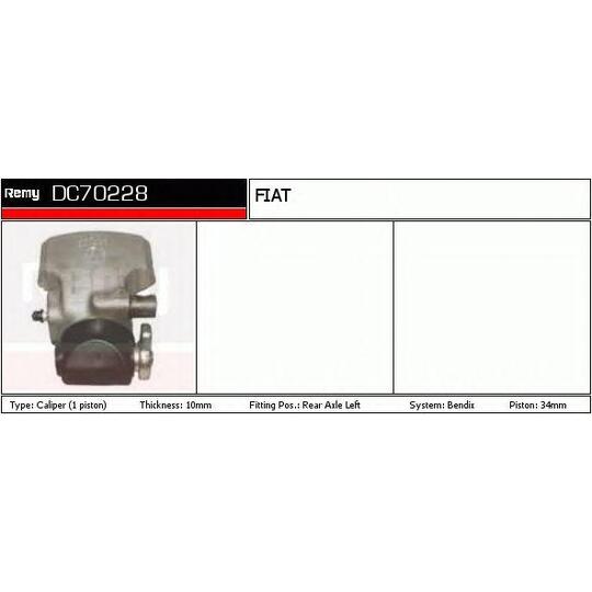 DC70228 - Brake Caliper 