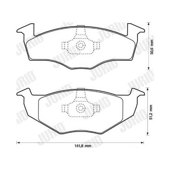 571915D - Brake Pad Set, disc brake 