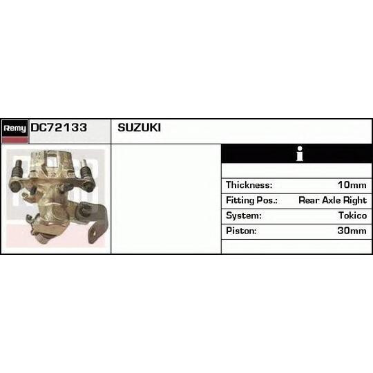 DC72133 - Brake Caliper 