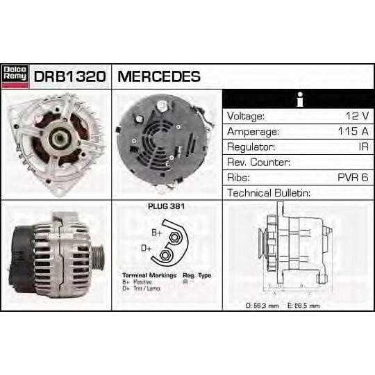 DRB1320 - Alternator 