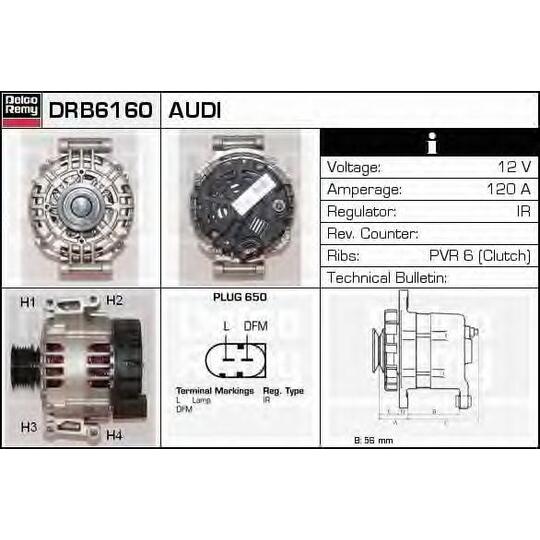 DRB6160 - Alternator 
